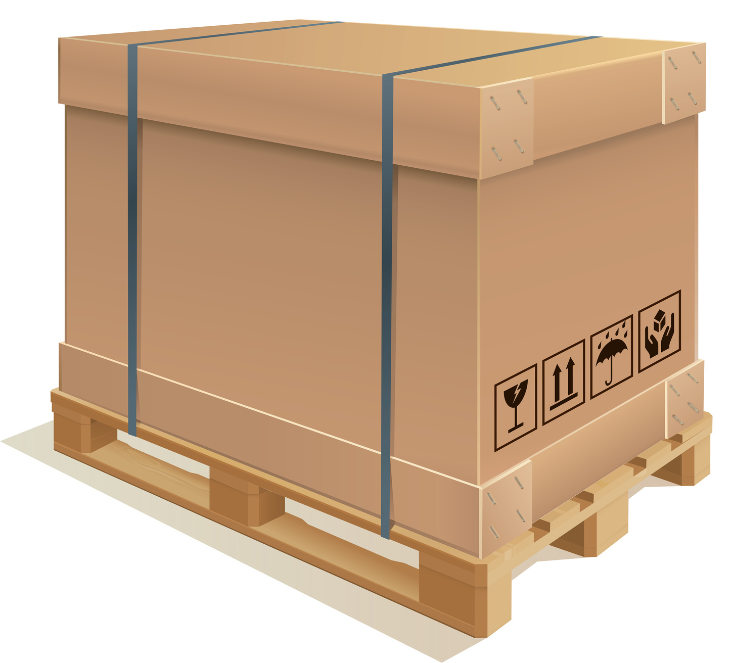 Container 1,0cbm, braun 1180x780x1070mm, BC40